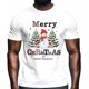 thumbnail image 2 of Mens T Shirts Christmas Tree Snowman Short Sleeve Casual Men's Tee Tops Graphic T-Shirts for Teen Boys/Men, 2 of 8