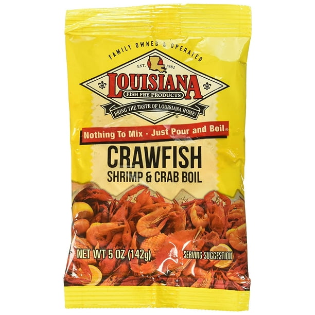 Louisiana Fish Fry Crawfish Shrimp & Crab Boil,5 oz (Pack of 6 ...