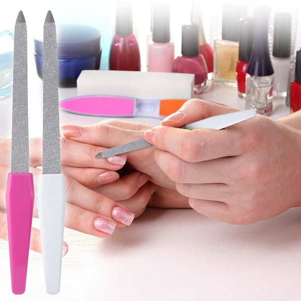 onlyliua Liquidación Lima de Uñas Doble Cara para Cuidado Diario de Las Uñas, Fácil de Limpiar