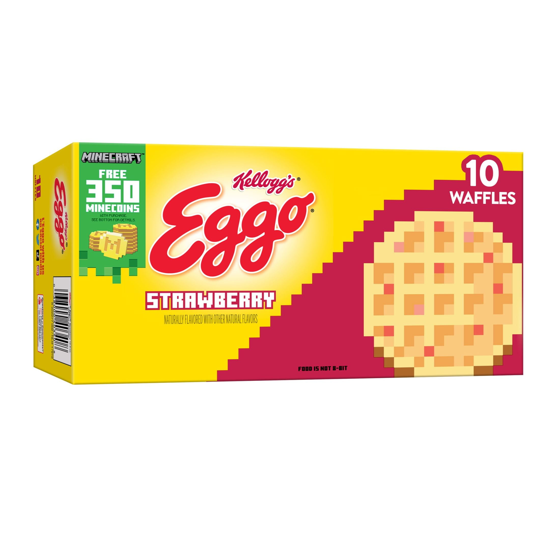 Eggo Strawberry Frozen Waffles, 12.3 oz, 12 Count (Frozen)