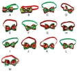thumbnail image 3 of Greeniant Collares para perros Corbata de lazo Collar de diamantes de imitación Decoración de mascotas Cachorro Navidad Ropa para mascotas Tipo 7 Greeniant PT003709-07, 3 of 6