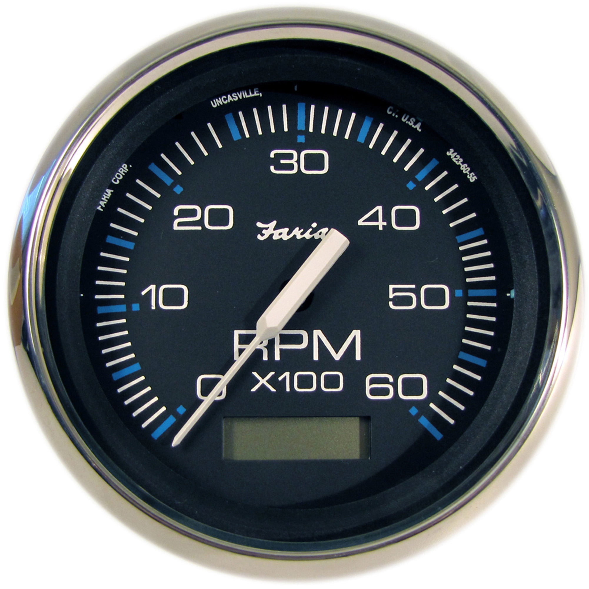 Faria 33732 Chesapeake Stainless Steel Tachometer with