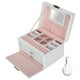 thumbnail image 3 of Jewelry Box, 3 Layer Jewelry Organizer With Soft Flannel For Travel ANGGREK Otros, 3 of 8