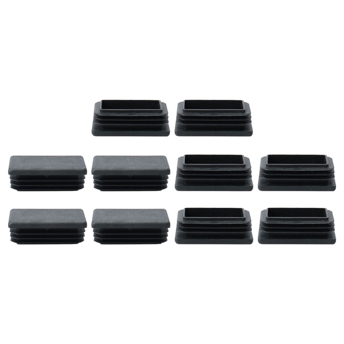 uxcell 9pcs Plastic Rectangle 20 x 40mm Ribbed Tube Inserts Pipe Tubing End Cover Caps Furniture Glide Table Legs Floor Protector Black uxcell 9pcs Plastic Rectangle 20 x 40mm Ribbed Tube Inserts Pipe Tubing End Cover Caps Furniture Glide Table Legs Floor Protector Black