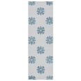 thumbnail image 5 of SAFAVIEH Soho Juniper Geometric Wool Runner Rug, Ivory/Light Blue, 2'6" x 8', 5 of 9