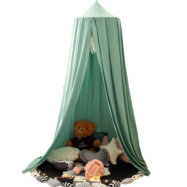 Toldo De Cama Para Niñas Princesa Tienda De Cúpula Colgante Con Gancho Y Adhesivo Mosquitera Decorativa Cortina De Cama Ropa De Cama Para Dormitorios Esquinas De Lectura Sofás Muyoka Hogar