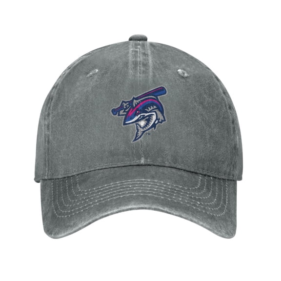 Pensacola Blue Wahoos Hat Adult Adjustable Classic Washed Casquette Cap Hat Baseball Cap