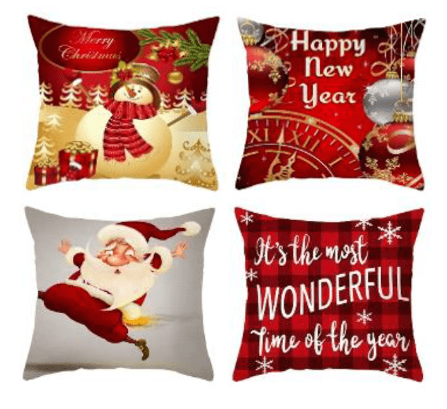 New Design Christmas Pillow Case Christmas & Holiday Decor Zippered