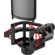 thumbnail image 5 of Micrófono Shock Mount Suspensión Clip de soporte ajustable desmontable profesional rojo Yuyangstore Montura antichoque para micrófono, 5 of 8