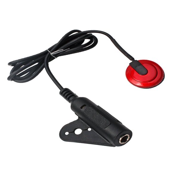 EQ Piezo Pickup Transducer 6.35mm for Acoustic Guitar Replacement Parts