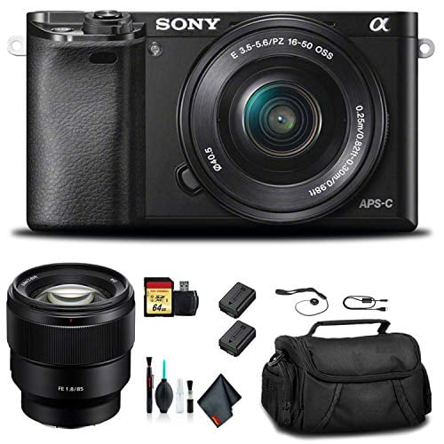 Sony Alpha a6000 Mirrorless Camera with 16-50mm and 55-210mm
