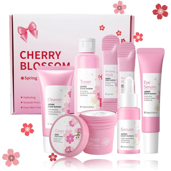 Set de regalo para el cuidado de la piel Fashion Base Cherry Blossom para adolescentes