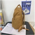 thumbnail image 5 of Canvas Backpack Female Student Portable School Bag Female Retro Portable School Backpack, 5 of 7
