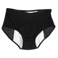 thumbnail image 6 of HOOWIFFY Menstrual Briefs for Female Black Nylon Fabric Comfortable Women Menstrual Period 1Pcs, 6 of 8