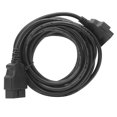 thumbnail image 4 of OBD2 Conector de cable de diagnóstico de coche de 16 pines a 16 pines ABS OBD2 Extensión de divisor PRO3 (5 m / 16,4 pies, negro) Cable de diagnóstico Spptty reparación de automóviles, 4 of 7