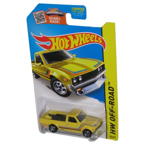 Hot Wheels HW Off-Road (2013) Yellow Datsun 620 Toy Truck 125/250