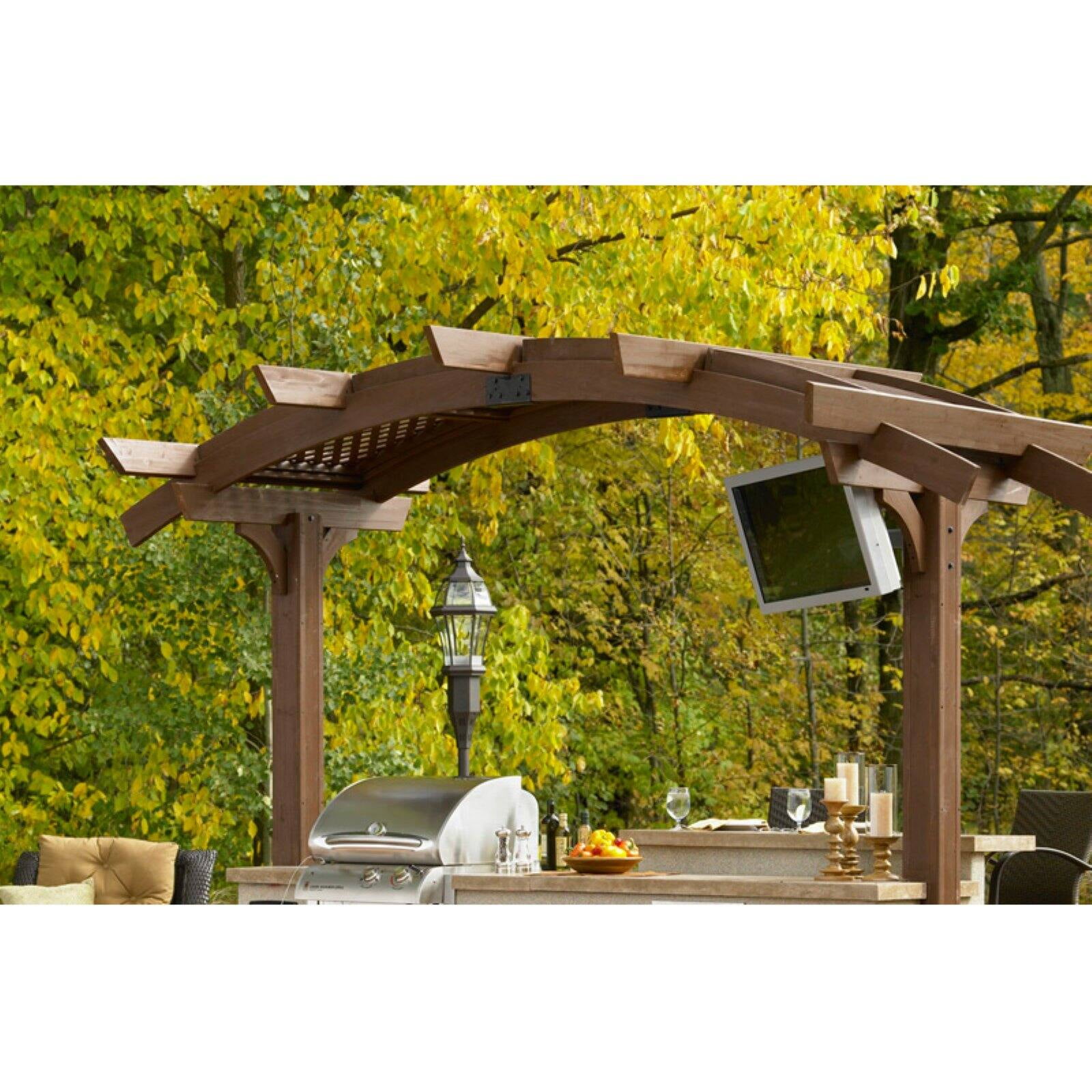 Outdoor GreatRoom Sonoma 10 ft. Mini Arched Pergola