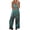 Light Blue rompers for women, variant on Wycnly Rompers for Women Summer Casual Loose Wide Leg Spaghetti Strap Maxi Jumpsuits Overalls Crewneck Sleeveless Formal Leaves Print Long Womens Jumpsuits on