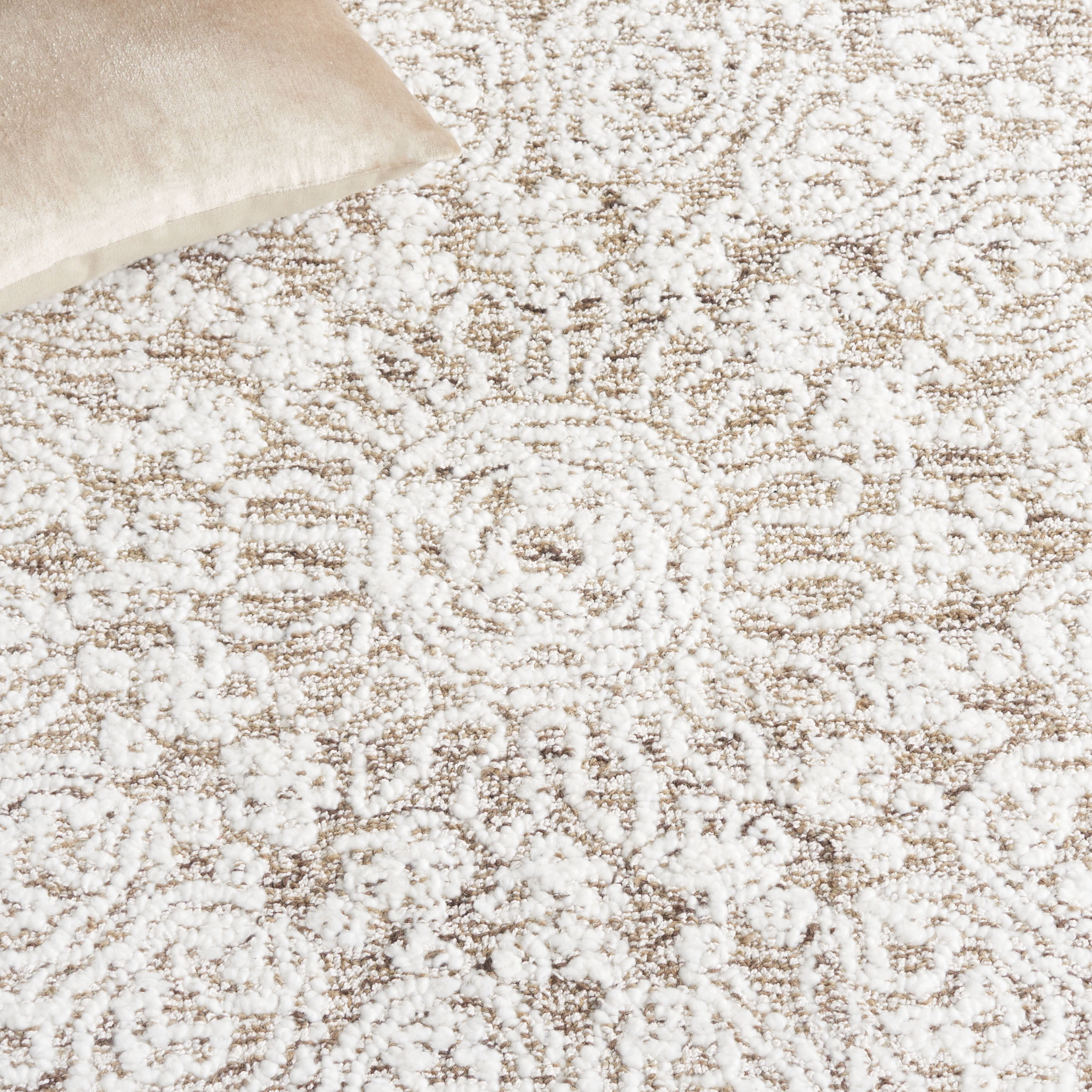 SAFAVIEH Ebony Adolf Floral Area Rug, Ivory/Brown, 5' x 8'