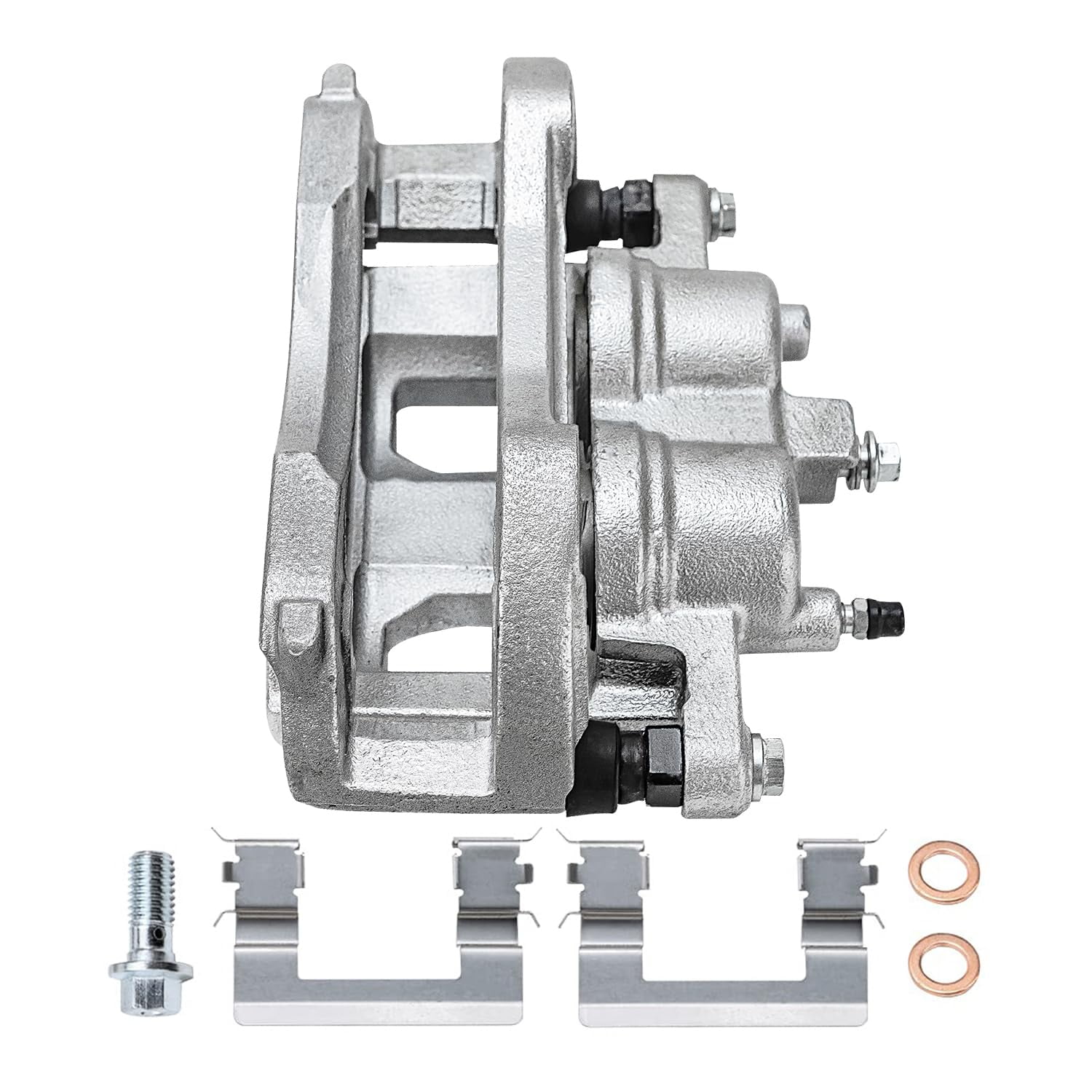 Detroit Axle - Front Brake Calipers for Chevrolet Impala Monte Carlo Buick Lucerne Disc Brake Calipers w/Bracket Replacement