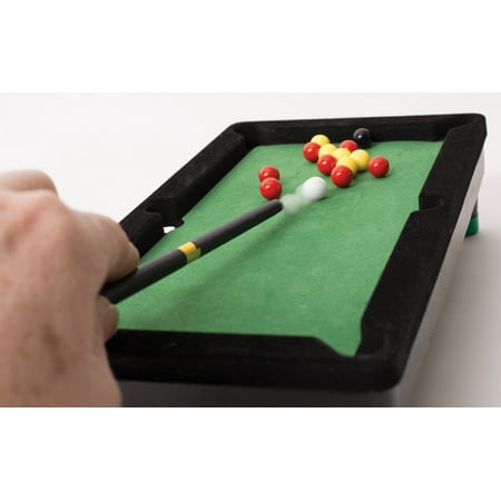 Desktop Miniature Pool Table Set with Mini Pool Balls And Cue