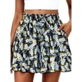 thumbnail image 5 of Women's Ruffle Wide Leg Flowy Clothes High Waist Shorts for Casual Beach Color 8 XXL, 5 of 10