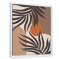 thumbnail image 3 of Designart 'Sun and Moon Shapes In Retro Terracotta Tones III' Modern Framed Canvas Wall Art Print, 3 of 5
