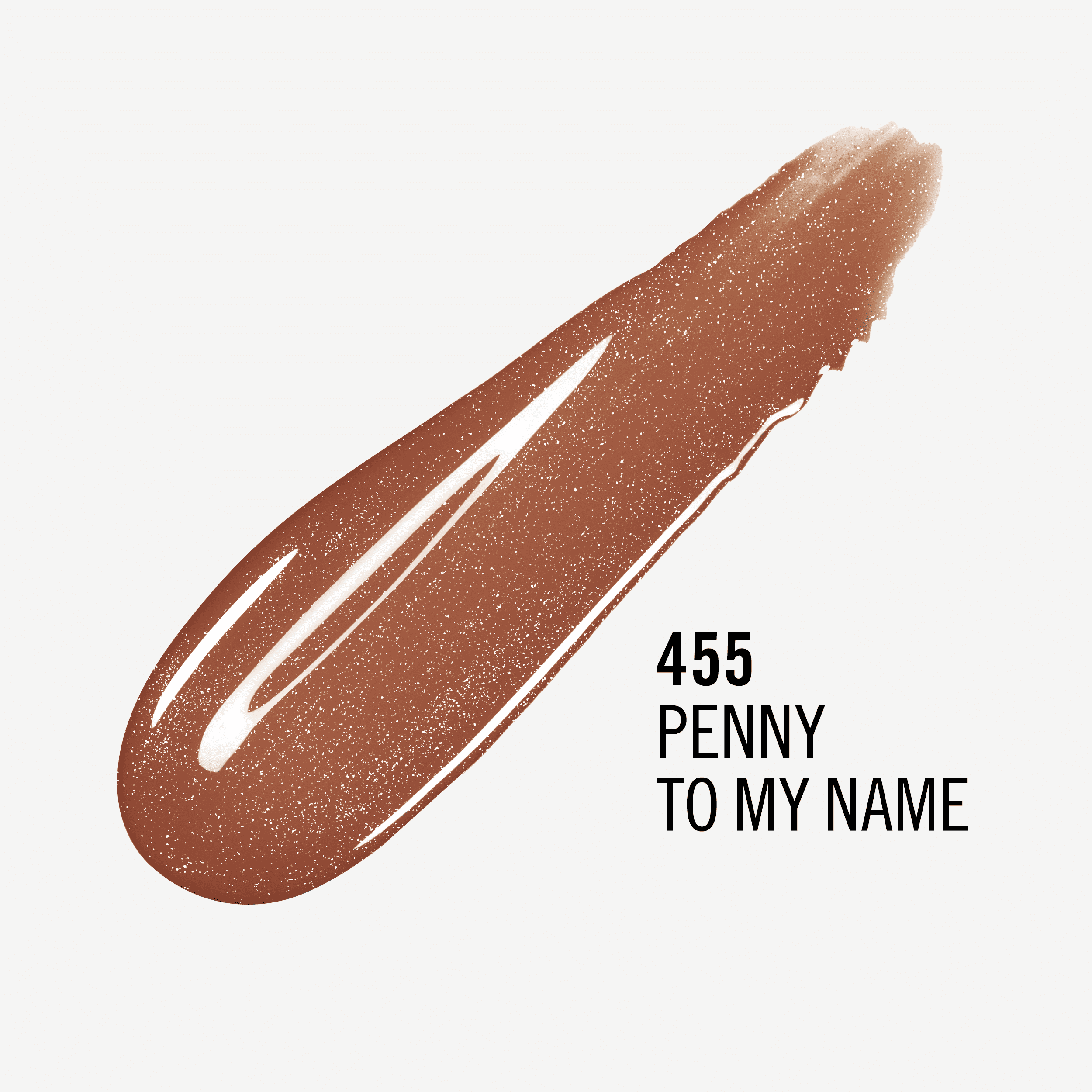 (2 pack) Rimmel Stay Glossy Lip Gloss, Penny to My Name 455, 0.18 fl oz