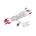 thumbnail image 2 of Novelty Lights Pink 20 Light Incandescent Craft Mini Christmas String Lights White Wire 8.5 feet, 2 of 4