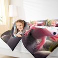 thumbnail image 4 of Castle Fairy Child Cute Sea Salamander Twin Comforter Sets,Cartoon Axolotl Bedding Set, 4 of 8