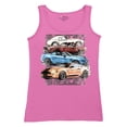 thumbnail image 5 of Shelby Cars Sketch Women's Tank Top Mustang Racing American Muscle Car GT500 Cobra Performance Powered by Ford, 5 of 7