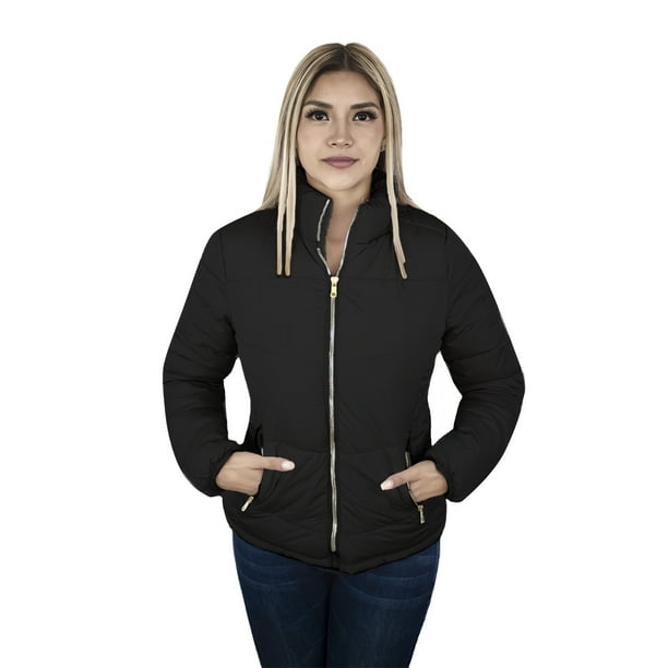 CHAMARRA PARA DAMA CON INTERIOR DE POLAR London Rock 134915