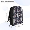 thumbnail image 4 of Easygdp Sloths Dancing Mochila Versátil y Elegante: Comodidad, Almacenaje y Durabilidad para la Universidad, Trabajo, Viajes y Uso Diario, 4 of 8
