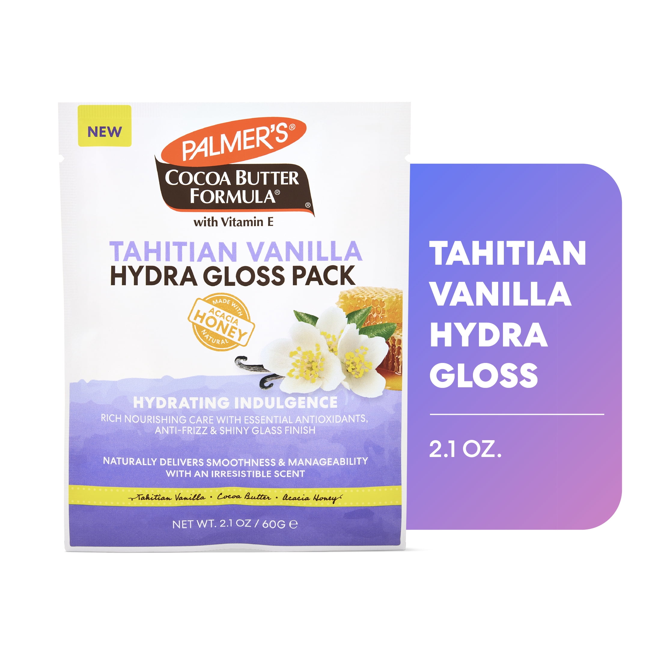 (12 pack) Palmer's Tahitian Vanilla Hydra-Gloss Moisturizing Hair Mask for All Hair Types, 2.1 oz