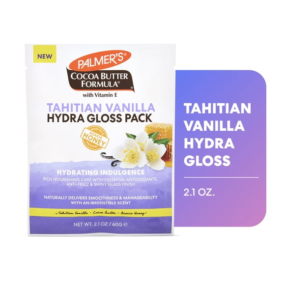 Palmer's Tahitian Vanilla Hydra-Gloss Moisturizing Hair Mask for All Hair Types, 2.1 oz