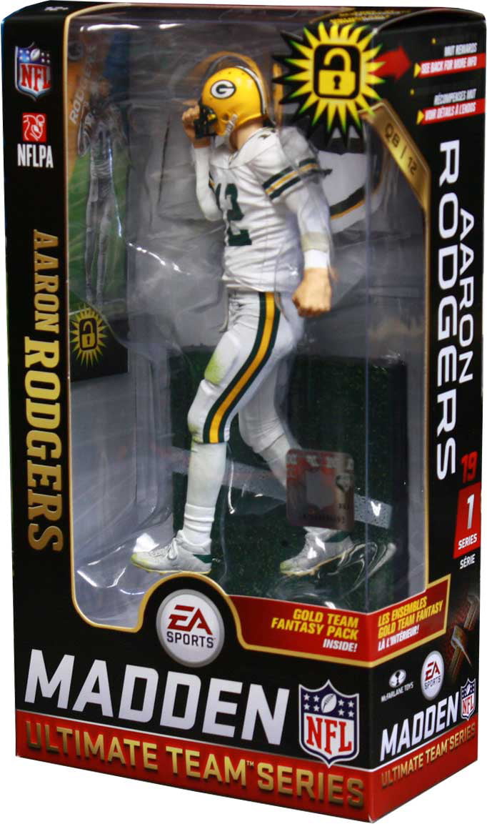 Aaron Rodgers McFarlane EA Sports Madden 19 Variant Packers Free Fast Shipping 