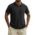 thumbnail image 2 of Mens Big & Tall Golf Shirts Plus Size Short Sleeve T-Shirts for Men Pullover Button Collared Stretchy Slim Summer Tees Tops M-5X, 2 of 8