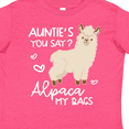 thumbnail image 4 of Inktastic Auntie's You Say Alpaca My Bags Boys or Girls Toddler T-Shirt, 4 of 5