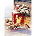 thumbnail image 1 of 5D DIY Navidad nieve pájaro completo redondo diamante pintura mosaico taladro Rhinestone FLhrweasw Nuevo, 1 of 9