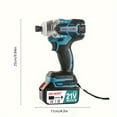 thumbnail image 6 of 21V Brushless Cordless Impact Driver, Compact Electric Screwdriver Power Tool, 6 of 7