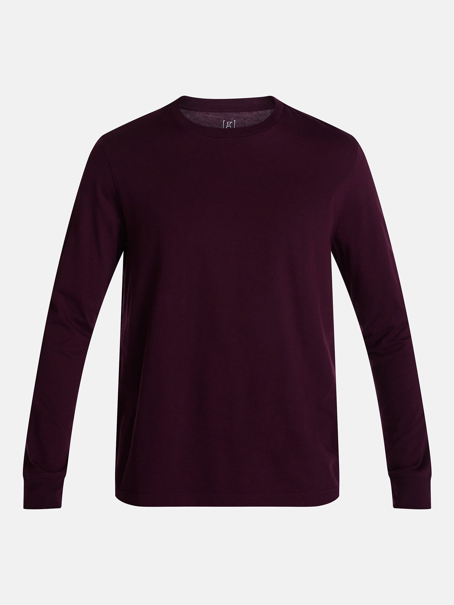 George Men's and Big Men's Cotton Crewneck Tee with Long Sleeves, Sizes XS-3XL, Big 2XB-6XB & Tall MT-4XLT