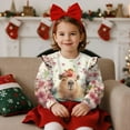 thumbnail image 3 of Garronmavis Capybara Long Sleeve Pullover Versatile Cherry Blossom Kids Sweatshirts Pullover Stylish Toddler Girl Sweatshirt Clothes Outfit Fashion Ruffle Long Sleeve Girls Top for Girls 7-8, 3 of 7