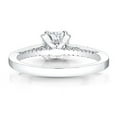 thumbnail image 4 of 1.31 Ct Stunning Lab Created Diamond Engagement Ring for women 14K White Gold Size 5, 4 of 7