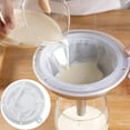 thumbnail image 3 of Tamiz de filtro de alimentos, filtro de tamiz de embudo de cocina de 15 cm, para filtrar jugo, leche, café, vino, filtro de medicina china (malla 200), 3 of 5