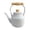 B, variant on WEIOUKC Household Enamel Teapot for Home,Camping Tea Kettle Vintage Teapot Coffee Pot,Heat-Resistant Ceramic Stovetop Tea Boiler for Home Kitchen