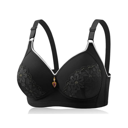Xdegoge Flash Deals Clearance Bras for Women Seamless Push Up No Underwire Bras Plus Size Full Coverage Bras High Impact Workout Running Sports Bra Adjustable Strap Brasieres Para Mujer Flash Deals