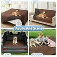 thumbnail image 3 of Smiry Waterproof Dog Couch Covers, Washable Dog Blankets For Sofa & Bed, Reversible Furniture Protector For Pets (82x82 Inch, Brown/Chocolate), 3 of 6