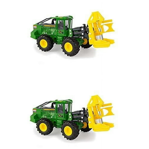 1/50 John Deere Prestige Collection (SET OF 2) 843L-II Wheeled Feller Buncher Toy - LP69917,2