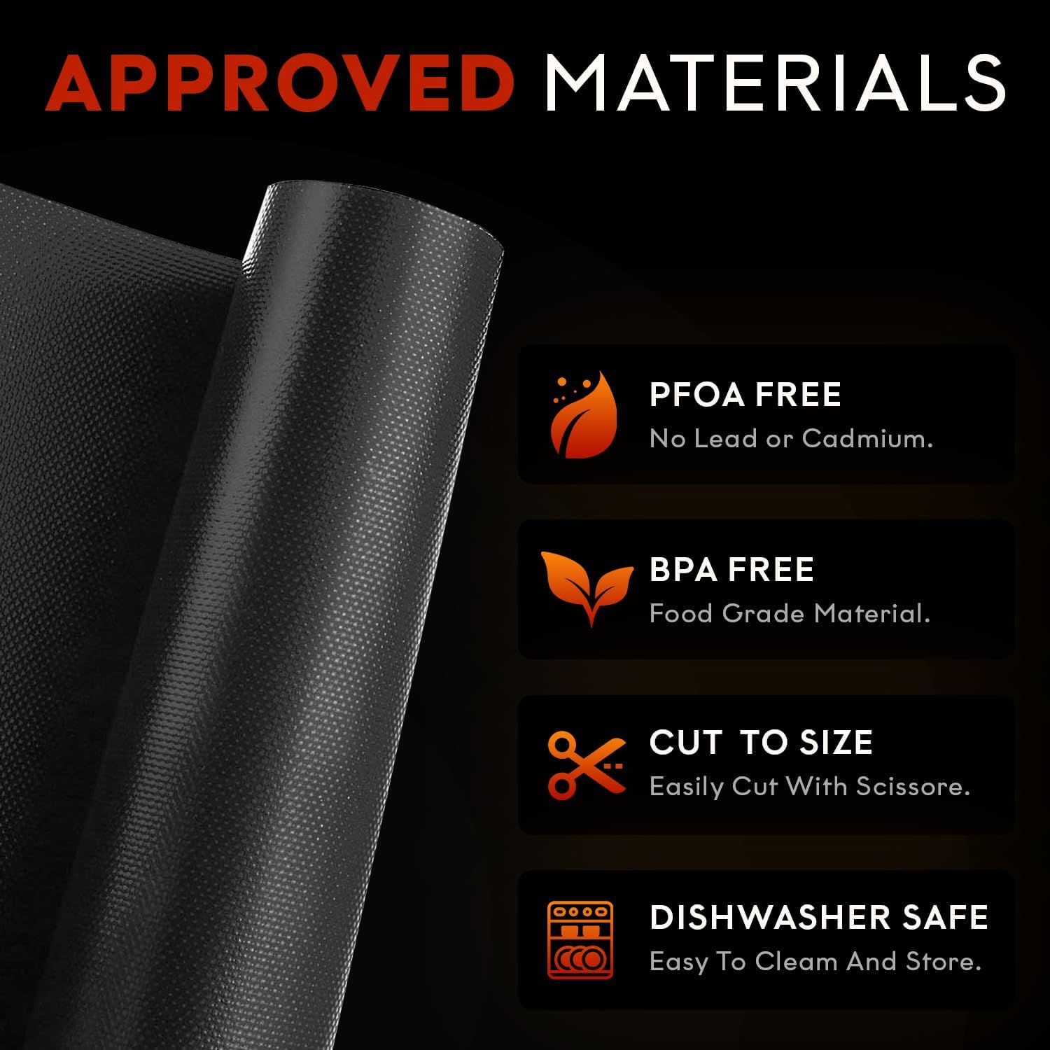 3 Pack Non-Stick Heavy Duty Oven Liners Set for Bottom of Electric Oven by - Thick, Heat Resistant Fiberglass Mat - Easy to Clean, Reduce Spills, Stuck Foods & Clean Up - BPA Free