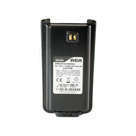 RCA B2520LI Battery Genuine RCA Handheld Radio Battery | Lithium-Ion | High Capacity | 2000mAh / 14.8Wh | 7.4 V